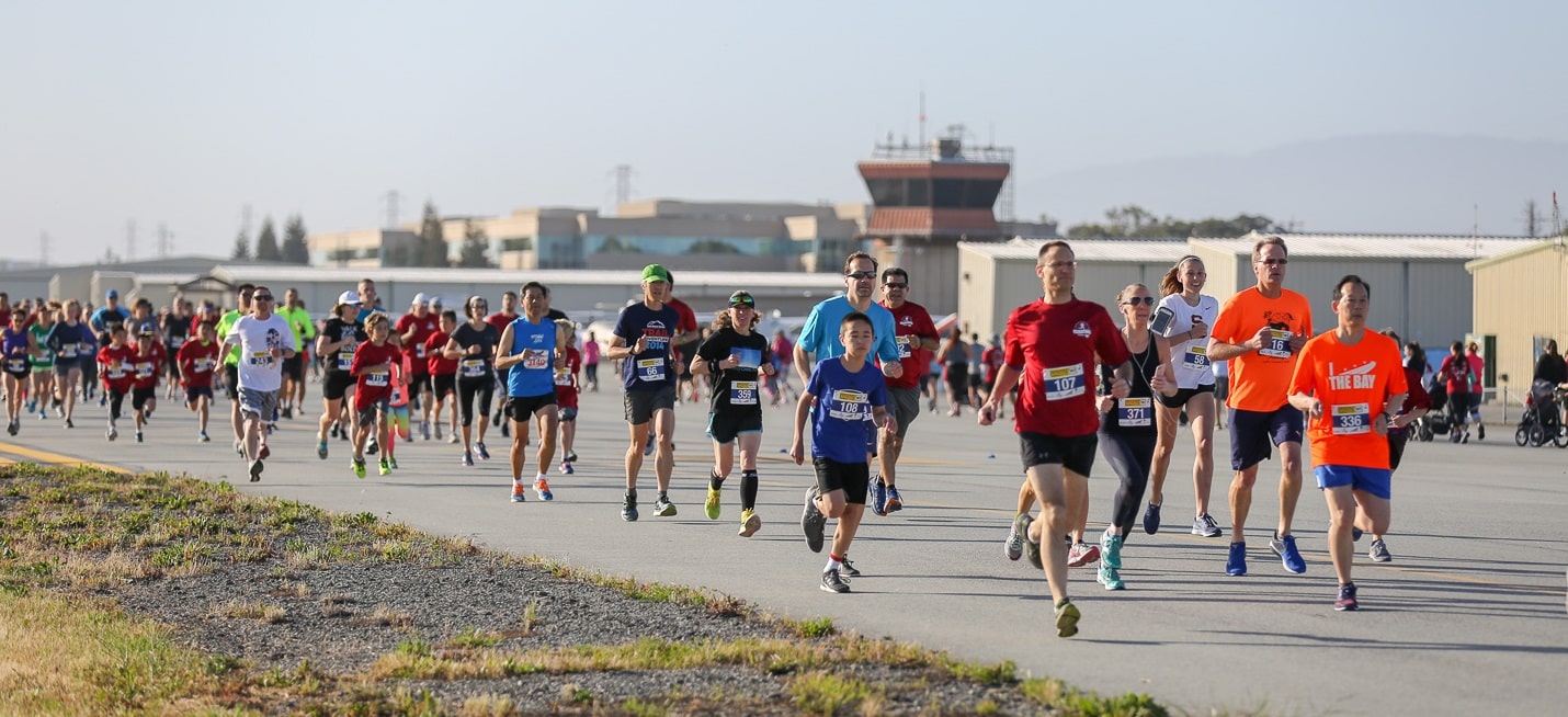 Airport Runway Run Hiller Aviation Museum