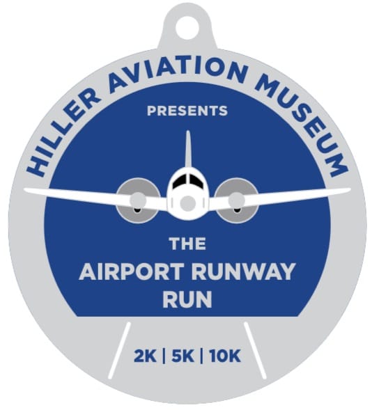 Runway Run 22 Medal - Close Up