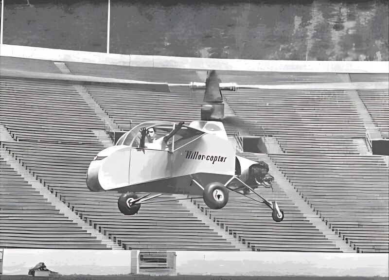 Stanley Hiller flying XH-44